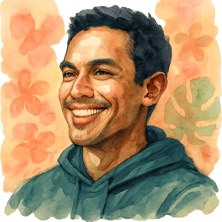 Watercolor portrait of Noah
